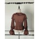 Alice Girl Bear Chocolate Long Sleeve Blouse(1st Pre-Order/3 Colours/Full Payment Without Shipping)